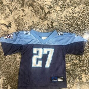 adidas Kids Navy and Light Blue Football Jersey #27